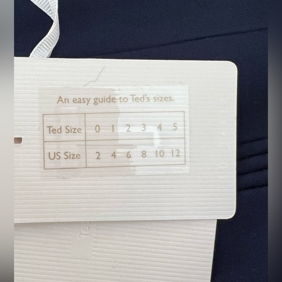 TED Baker London Stripe Texture Bardot Dress Off Shoulder Bodycon Bandage Dress - Picture 9 of 11